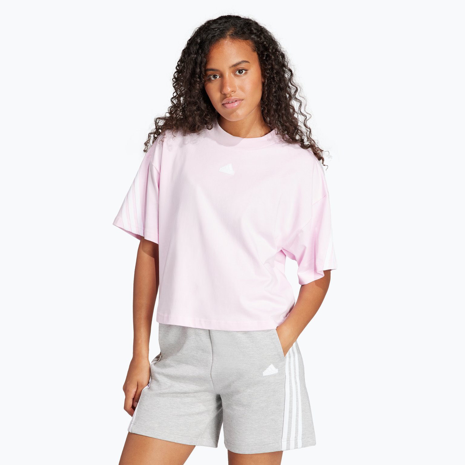 adidas Fi 3S W t-shirt Rosa