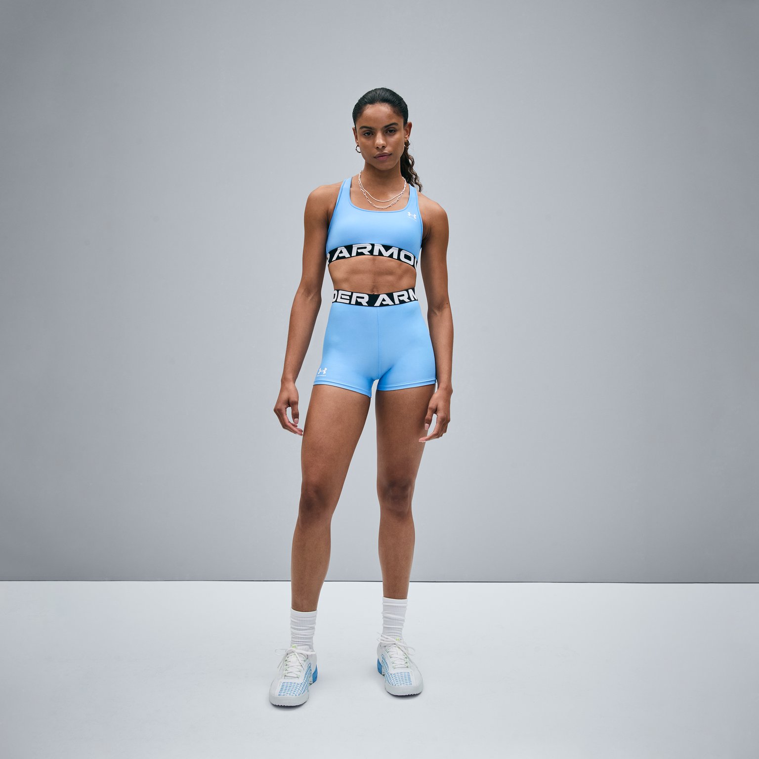 Under armour HeatGear Shorty W träningstights Blå