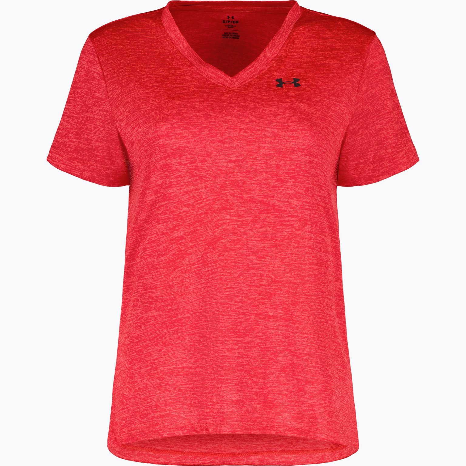 Under armour Tech Twist V-Neck W träningst-shirt Röd