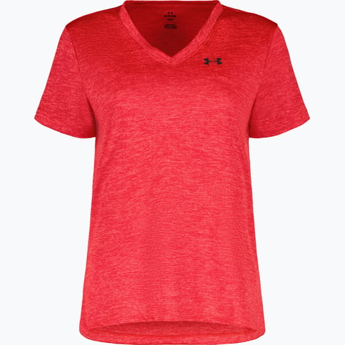 Under armour Tech Twist V-Neck W träningst-shirt Röd