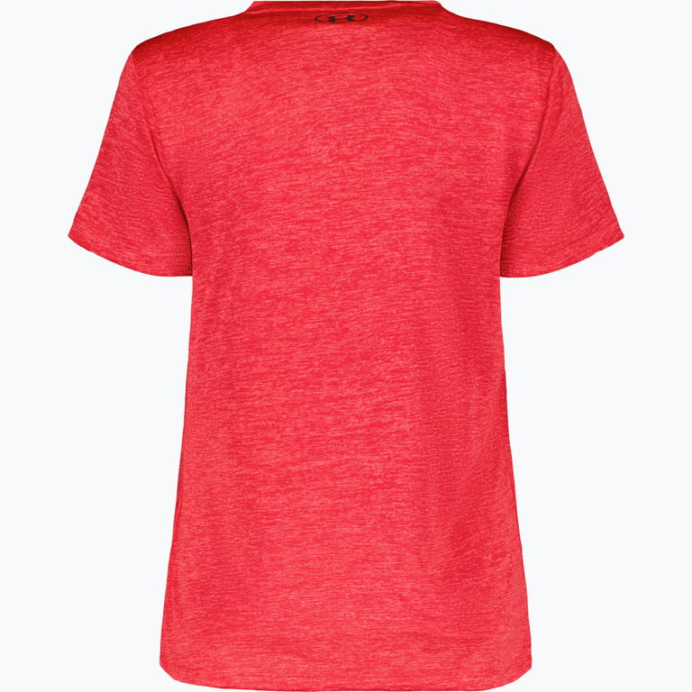 Under armour Tech Twist V-Neck W träningst-shirt Röd