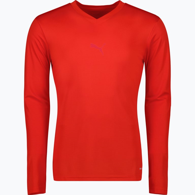 Puma teamGOAL Baselayer Tee LS  Röd