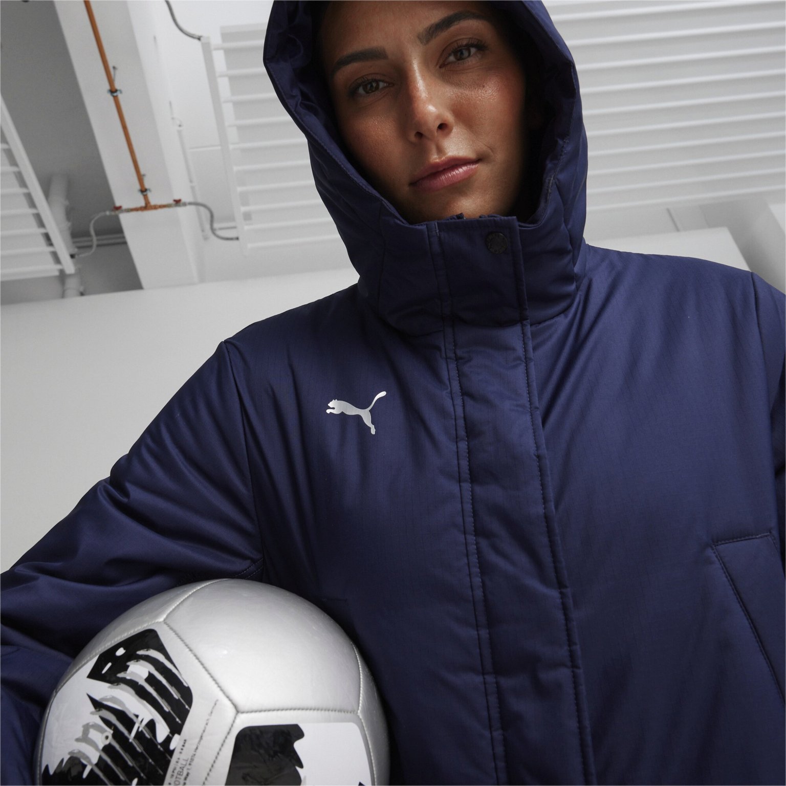 Puma teamFINAL Winter Jacket W  Blå