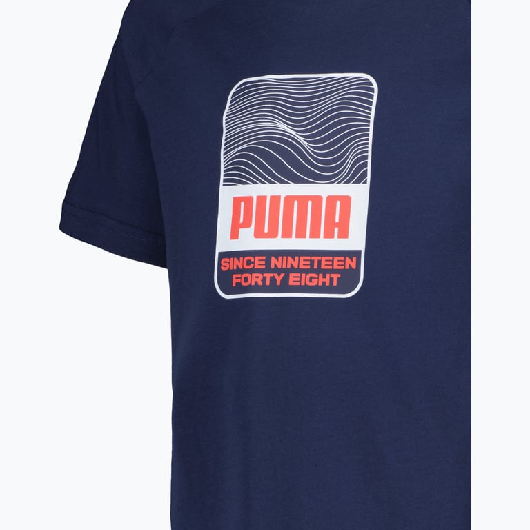 Puma ACTIVE SPORTS Graphic T-shirt B Blå