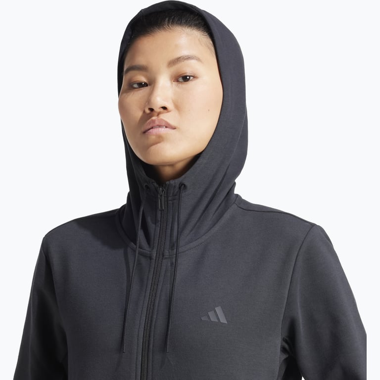 adidas Fullzip Hoodie W träningströja  Svart