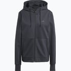 förhandsvisning ikon 6 för adidas Fullzip Hoodie W träningströja  Svart