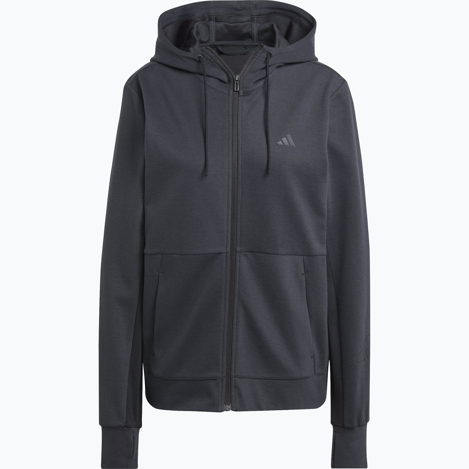 adidas Fullzip Hoodie W träningströja  Svart