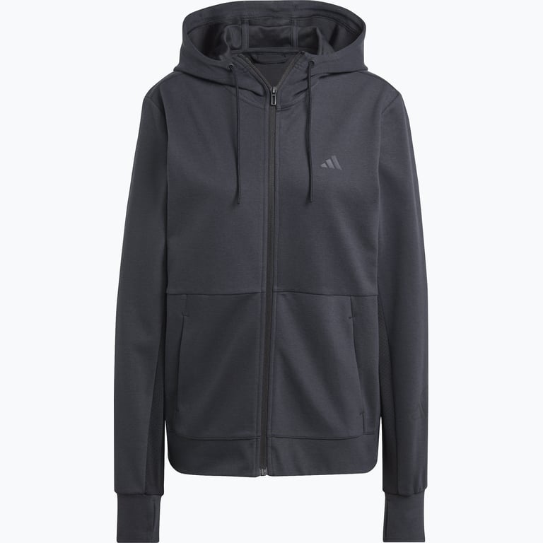 adidas Fullzip Hoodie W träningströja  Svart