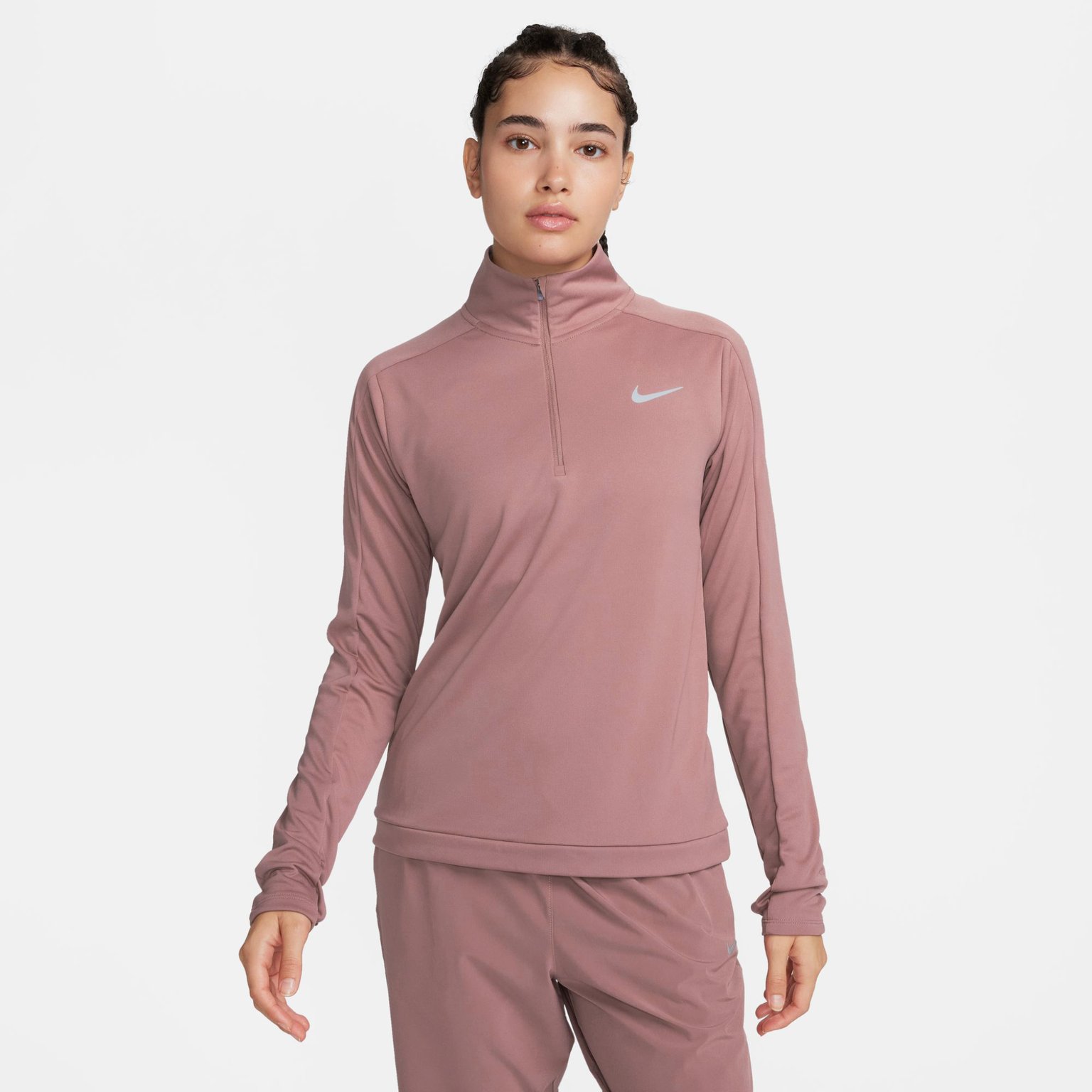 Nike Nike Dri-FIT Pacer Women's 1/4-Zip Träningströja  Rosa