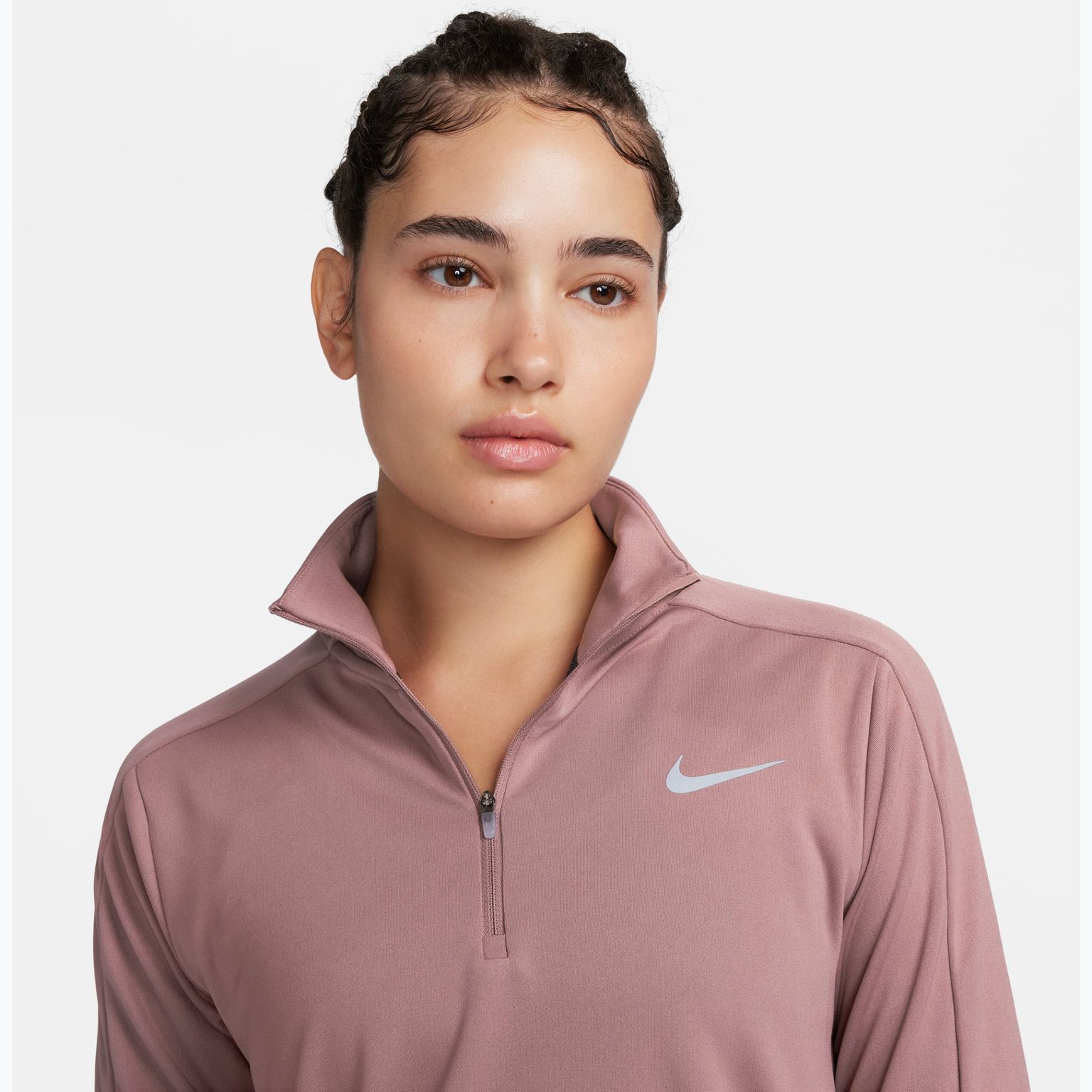 Nike Nike Dri-FIT Pacer Women's 1/4-Zip Träningströja  Rosa