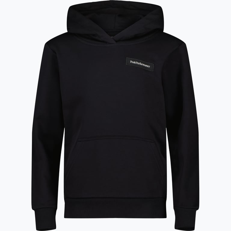 Peak Performance Logo Hood JR huvtröja Svart