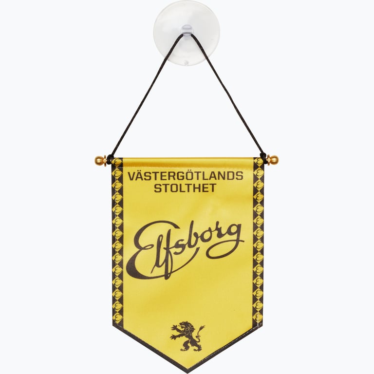 IF ELFSBORG PENNANT 10x15cm Gul