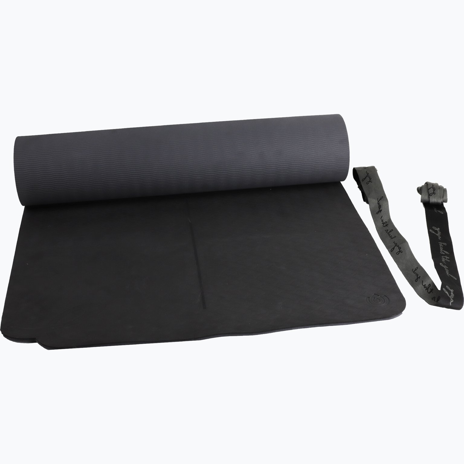 Energetics PVC-fri 1.0 yogamatta Svart