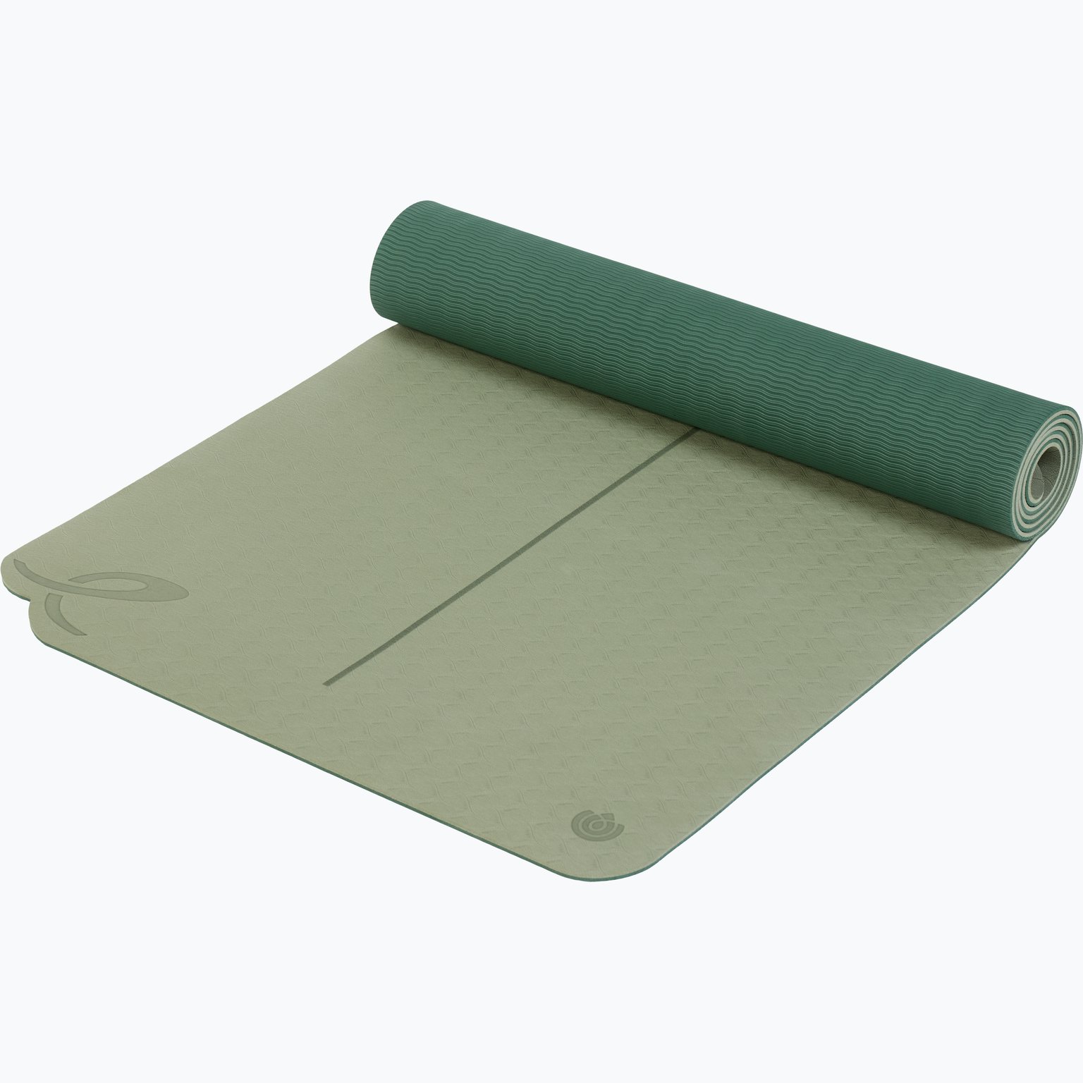 Energetics PVC-fri 1.0 yogamatta Svart