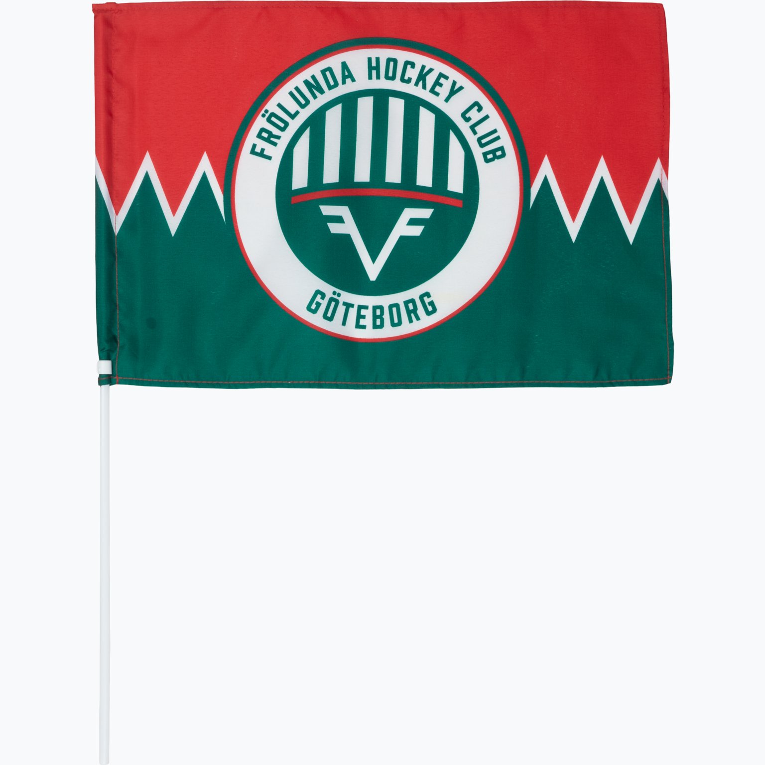 Frölunda Hockey FLAGGA med pinne 2.0 30x45 Röd