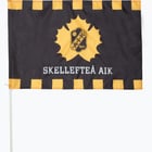 förhandsvisning ikon 1 för Skellefteå AIK Flagga med pinne 60x90 Svart