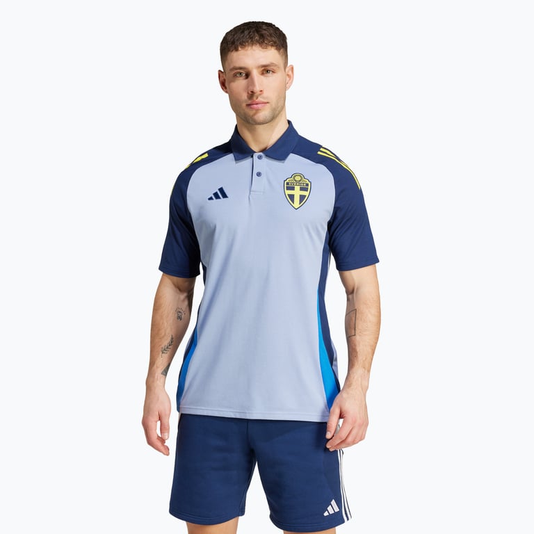 adidas Sweden Polo M pikétröja Blå