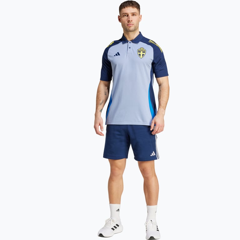 adidas Sweden Polo M pikétröja Blå