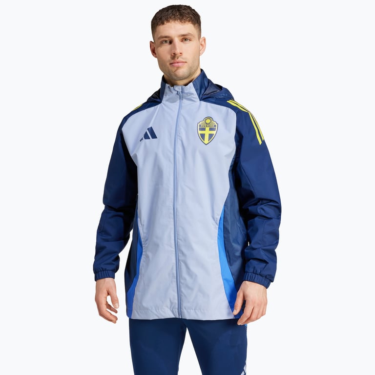 adidas Sweden All Weather M jacka Blå