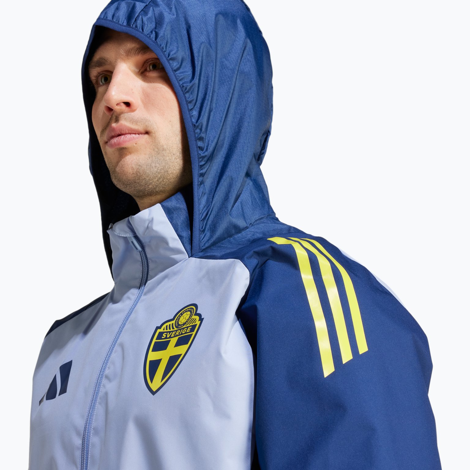 adidas Sweden All Weather M jacka Blå