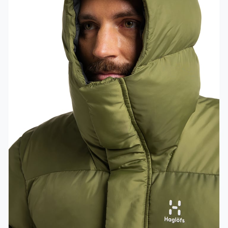 Haglöfs Puffy Mimic Hood M vinterjacka Grön