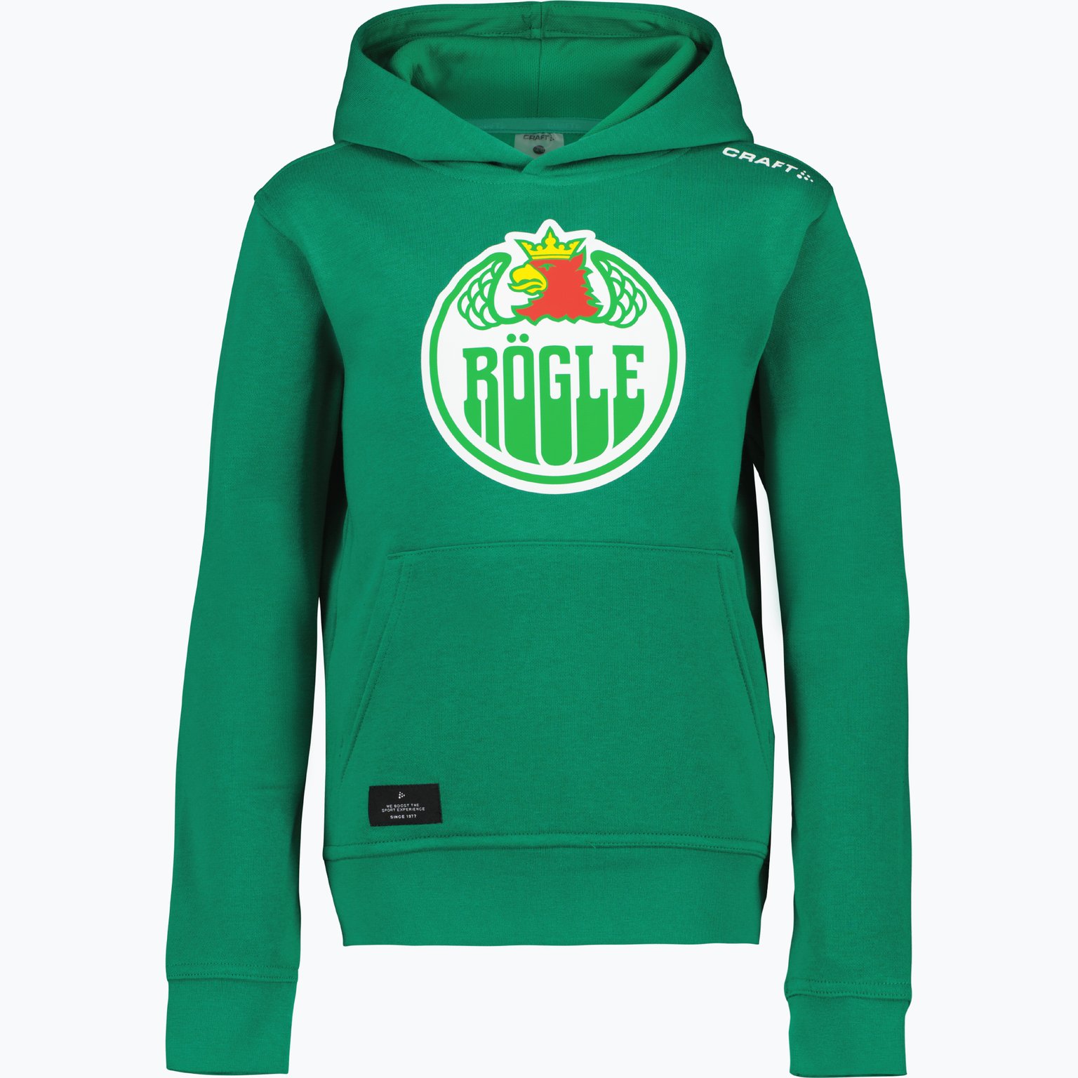 Rögle Logo JR huvtröja Grön