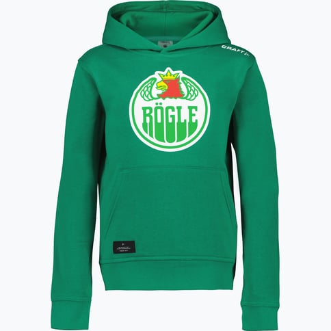 Rögle Logo JR huvtröja Grön