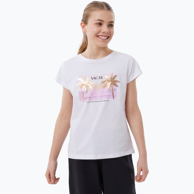 Firefly Beach JR t-shirt Vit