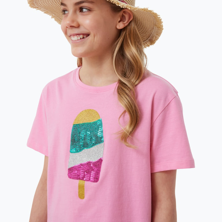 Firefly Yammy JR t-shirt Rosa