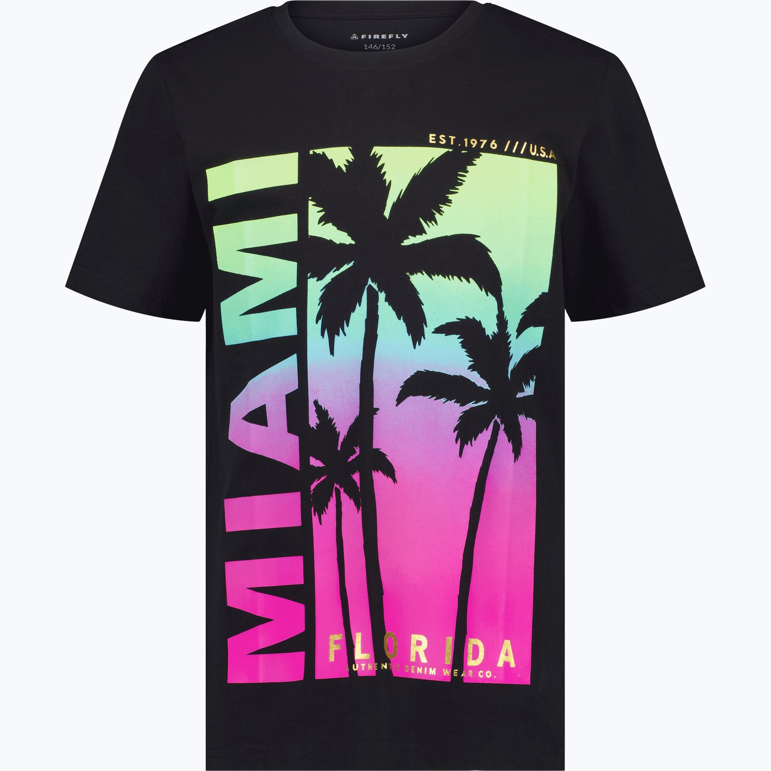 Firefly Florida JR t-shirt Svart