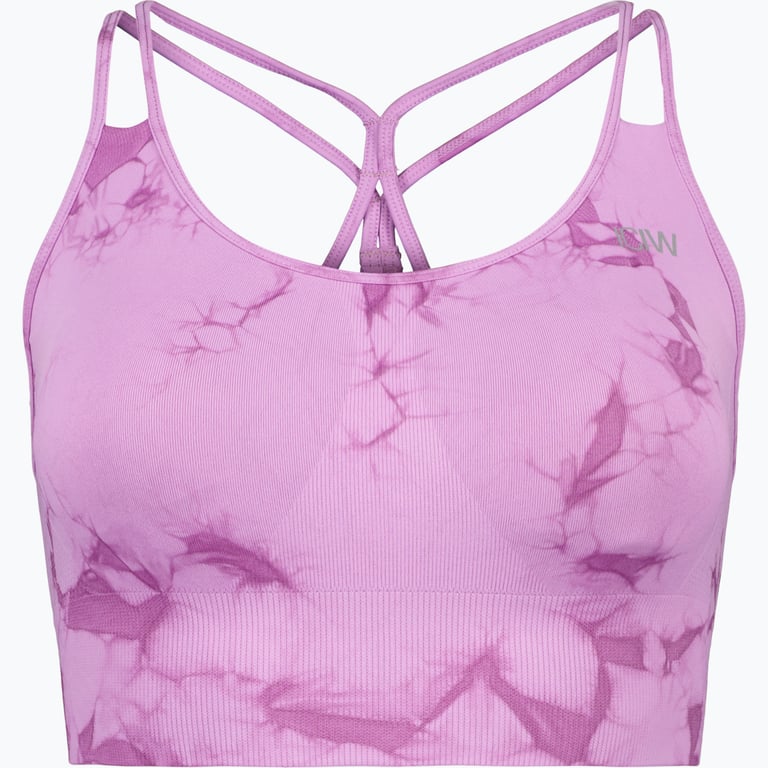 ICANIWILL Define Seamless Tie Dye sport-BH Lila