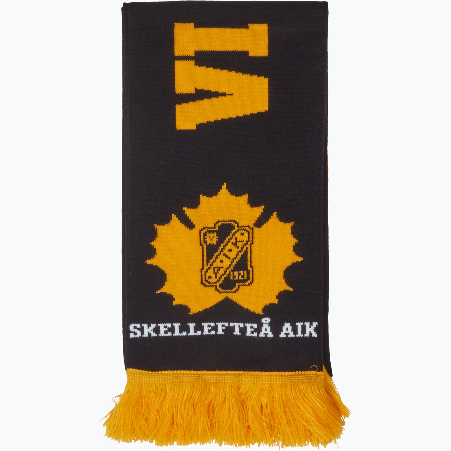 Skellefteå AIK VI ÄR BYGDENS LAG supporterhalsduk Gul