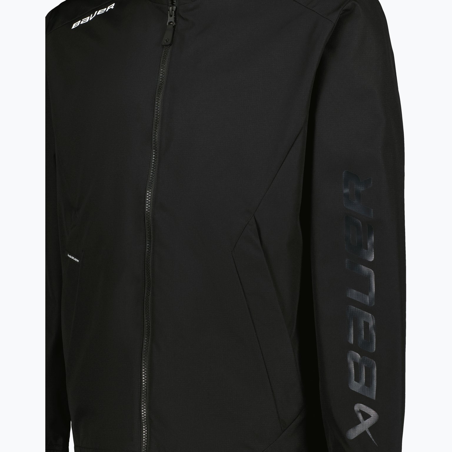 Bauer Hockey TEAM LIGHTWEIGHT JACKET-SR-BLK Svart