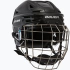 färgalternativ för Svart Bauer Hockey Re-akt 155 Combo SR hockeyhjälm