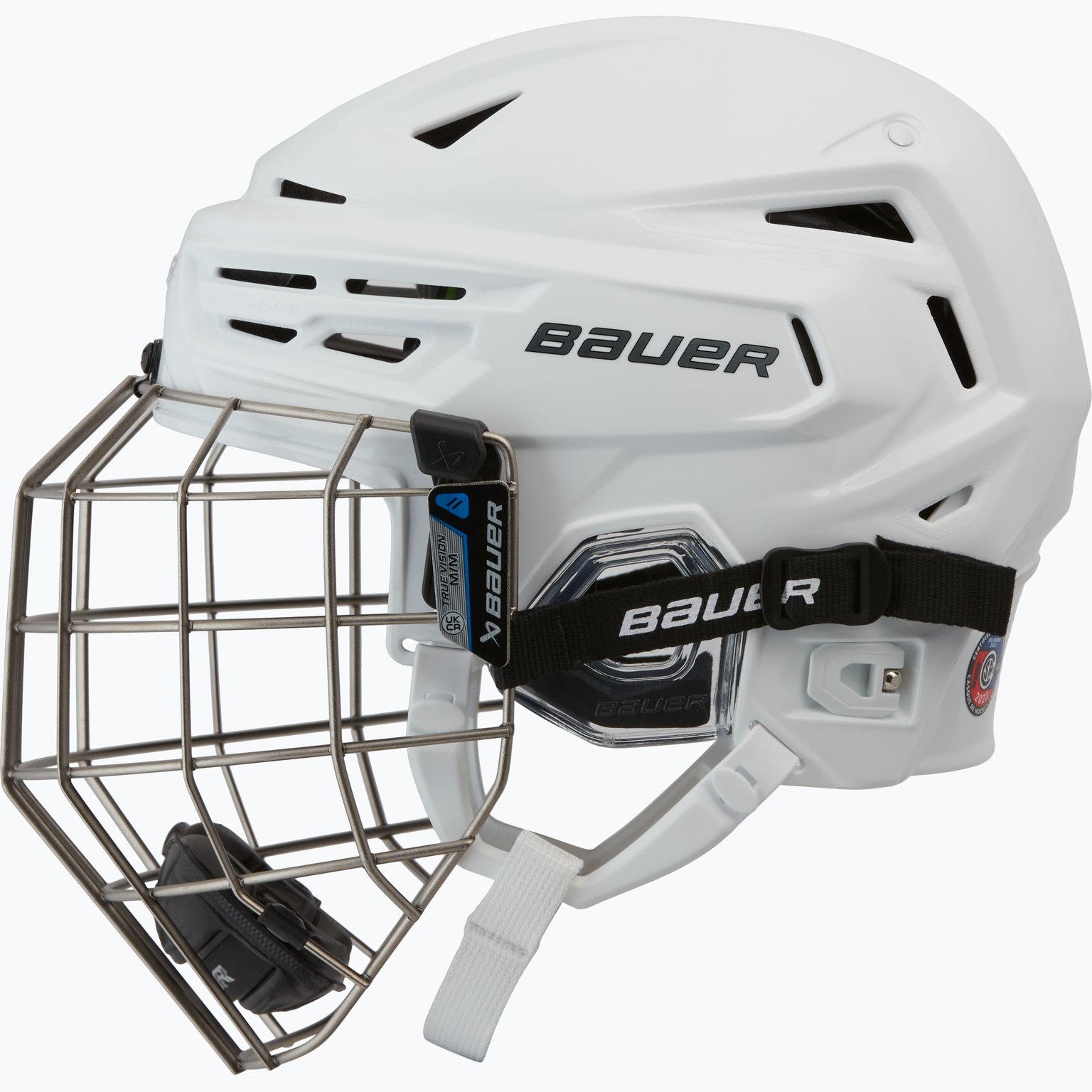 Bauer Hockey Re-akt 155 Combo SR hockeyhjälm Vit