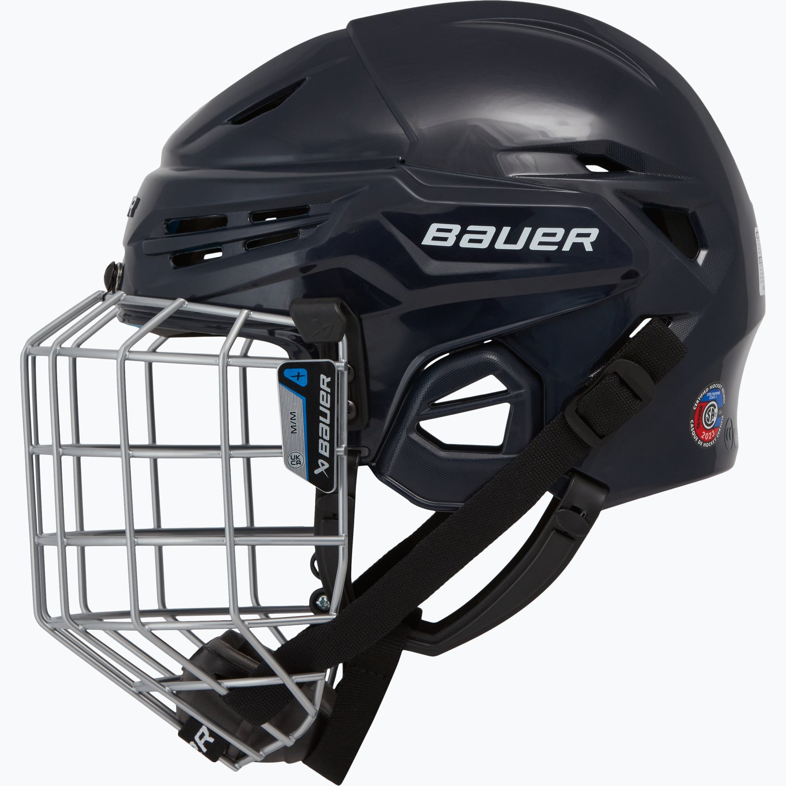 Bauer Hockey Re-Akt 55 Combo SR hockeyhjälm Blå