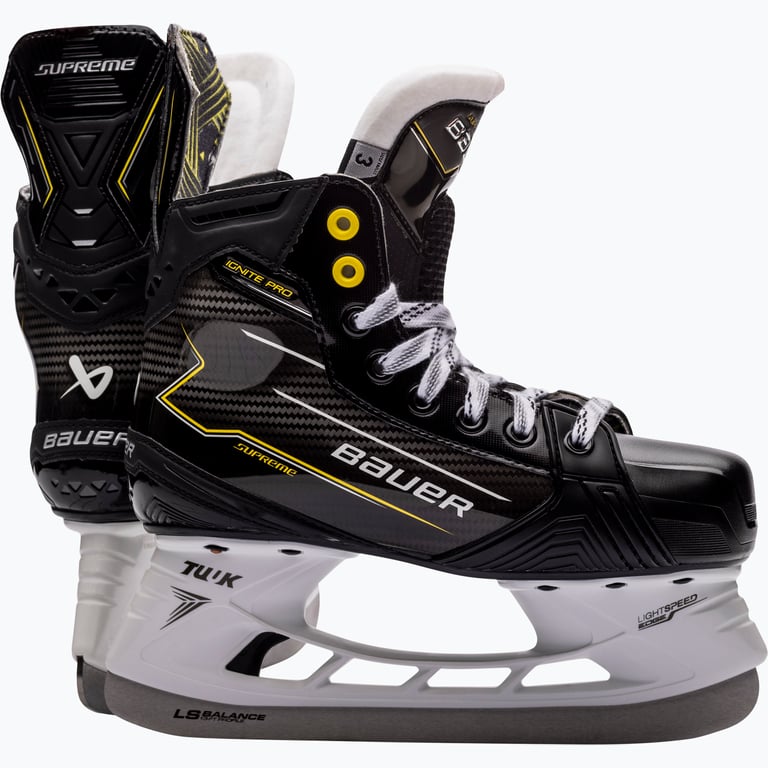 Bauer Hockey S24 Supreme Ignite Pro JR hockeyskridskor Svart