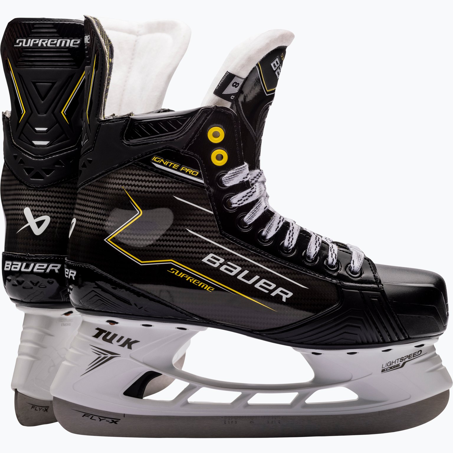 Bauer Hockey S24 Supreme Ignite Pro SR hockeyskridskor Svart