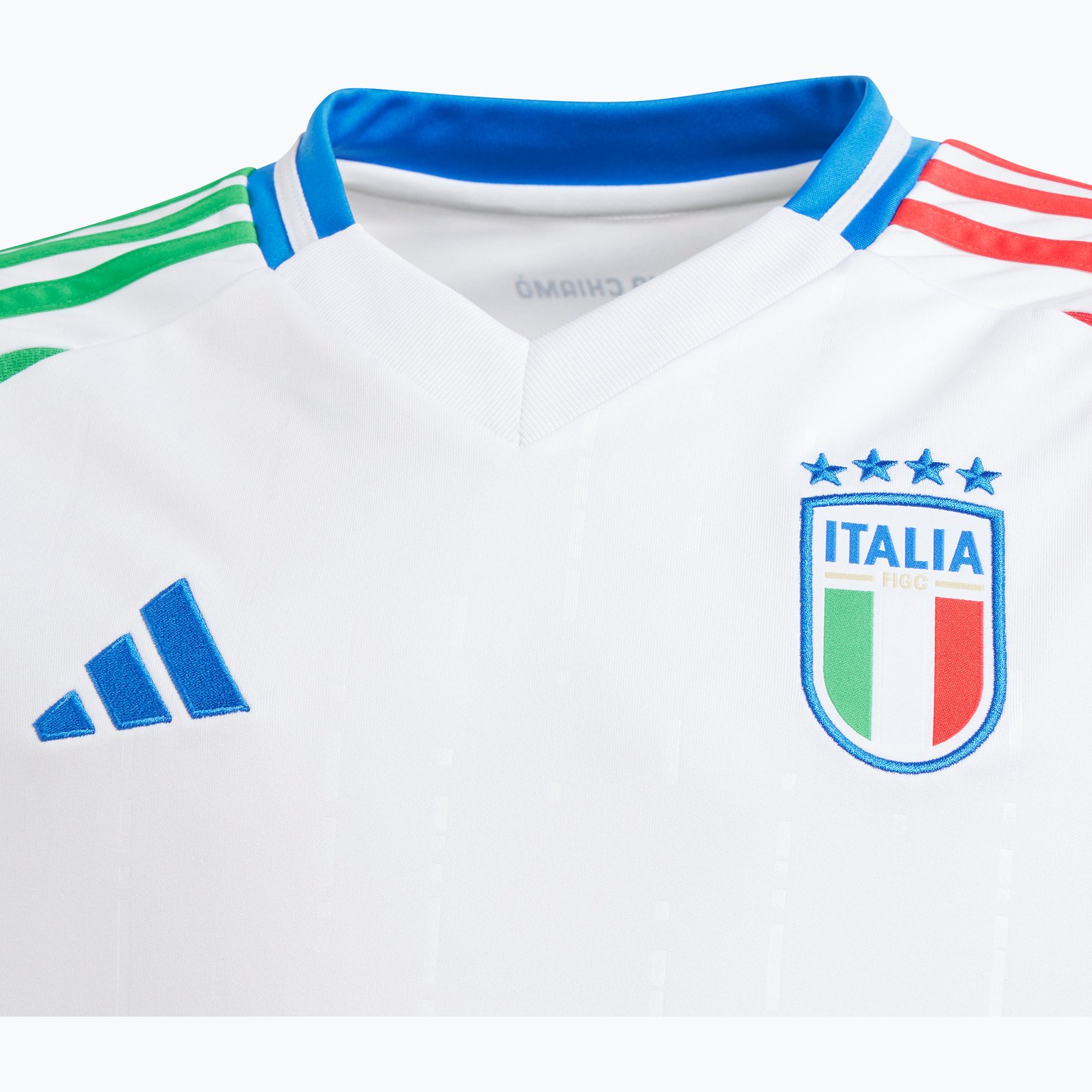 adidas Italy 24 Away JR matchtröja Vit