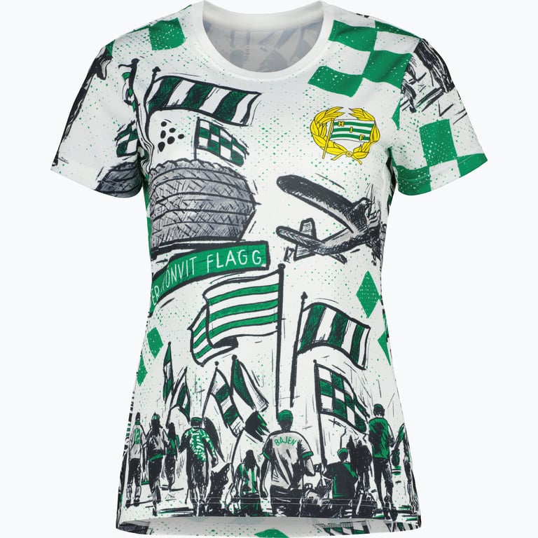 Hammarby Bajen Warm-Up 2.0 23 W Jersey Vit