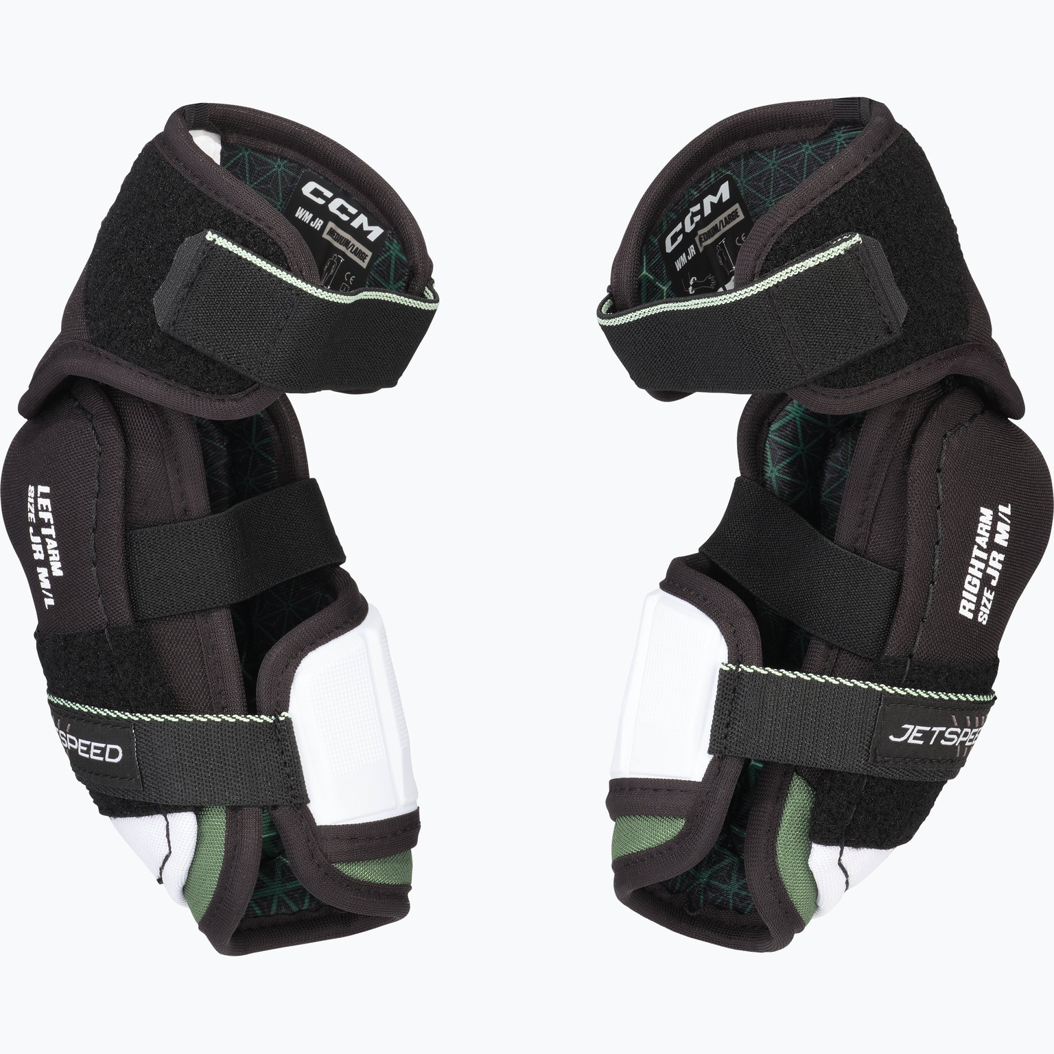 CCM Hockey Jetspeed FTW JR armbågsskydd Svart