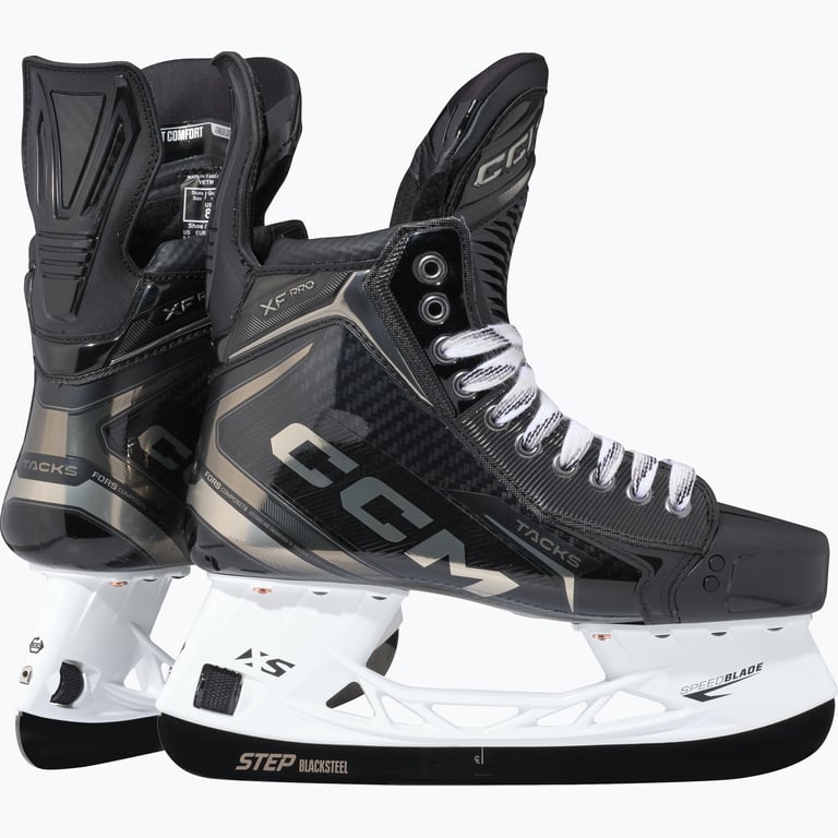 CCM Hockey Tacks XF Pro SR hockeyskridskor Svart