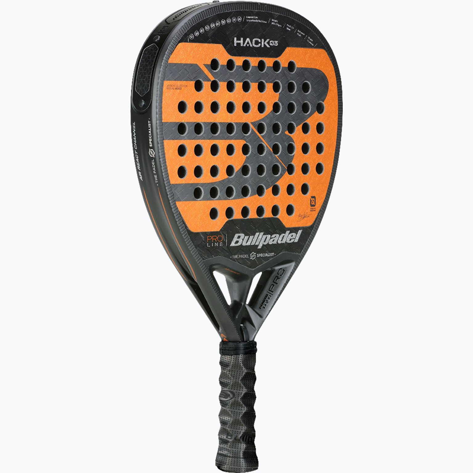 Bullpadel Hack 03 24 padelracket Svart