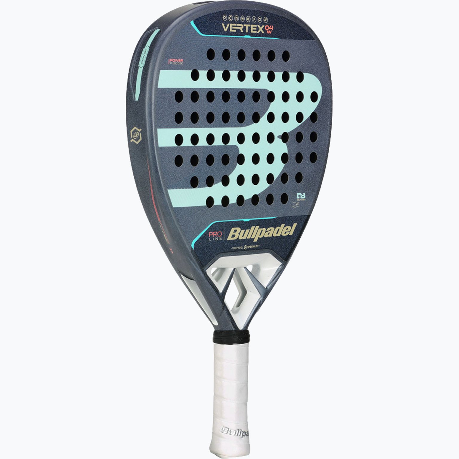 Bullpadel Vertex 04 24 W padelracket Svart