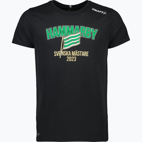 Hammarby Svenska Mästare 2023 M t-shirt Svart