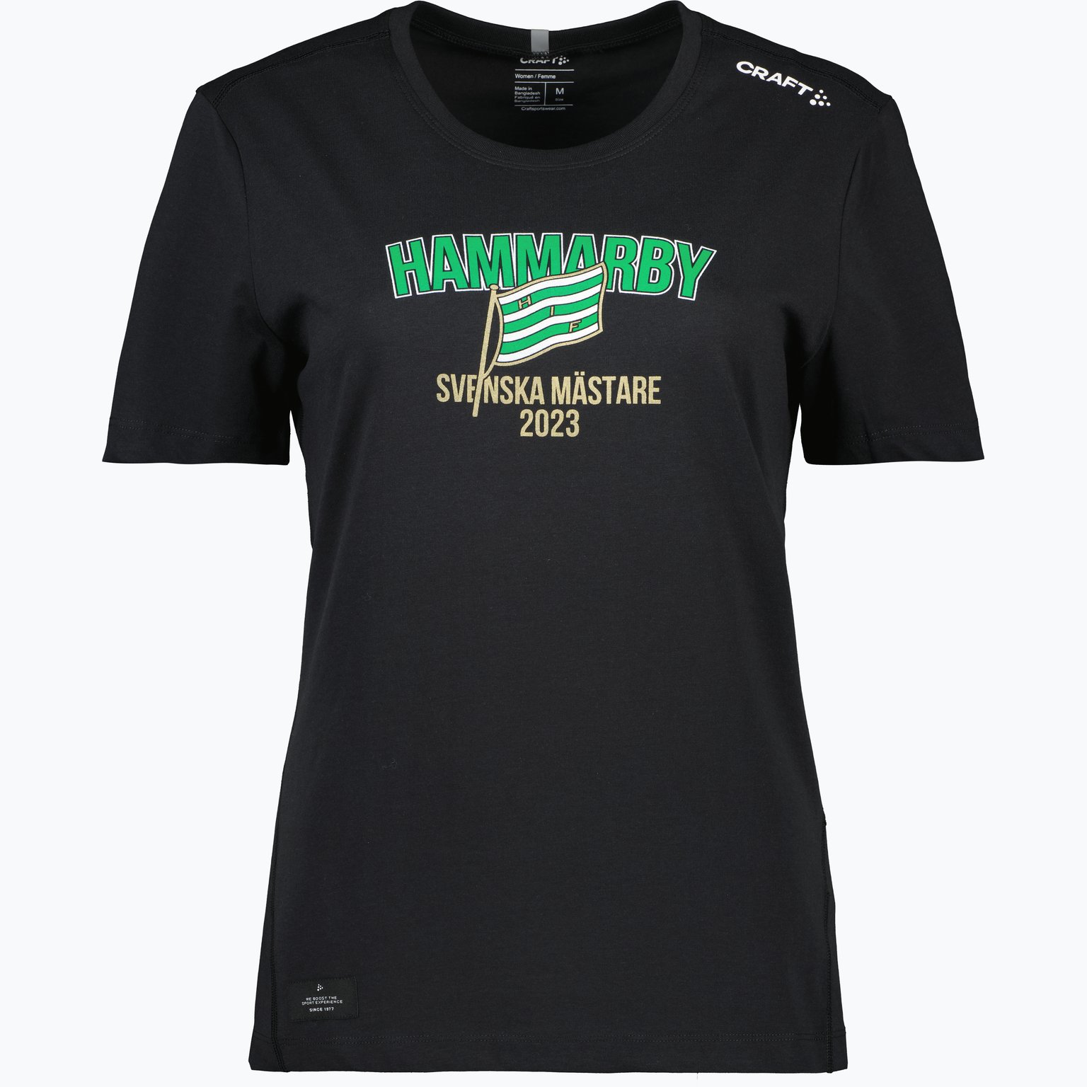 Hammarby Svenska Mästare 2023 W t-shirt Svart