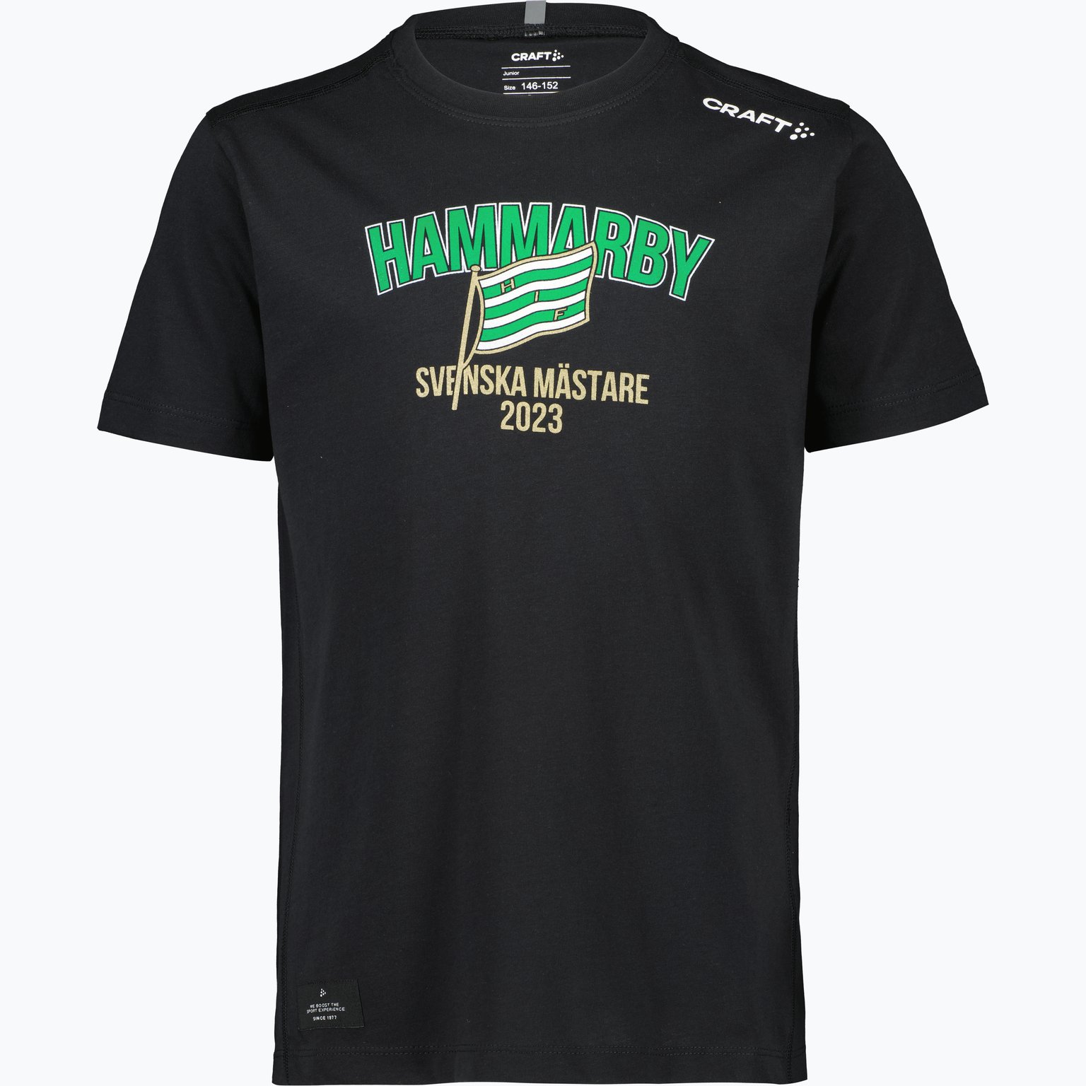 Hammarby Svenska Mästare 2023 Jr t-shirt Svart