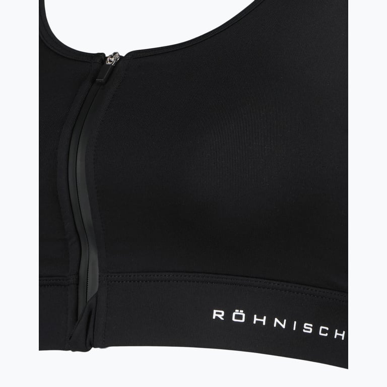 Röhnisch Essentials Zip sport-BH Svart