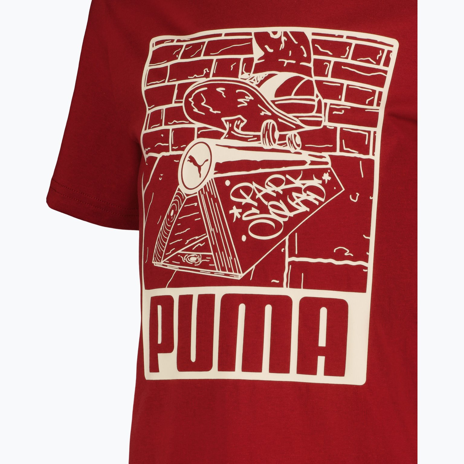 Puma Ess+ 90s Graphic JR t-shirt Röd