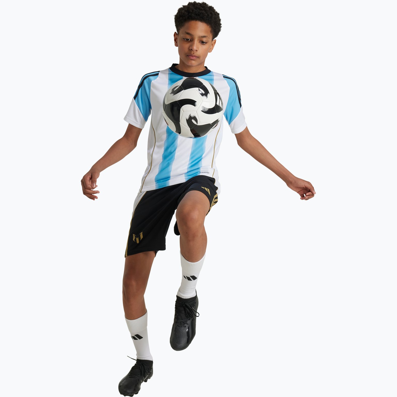 adidas Messi Jersey JR träningst-shirt Blå